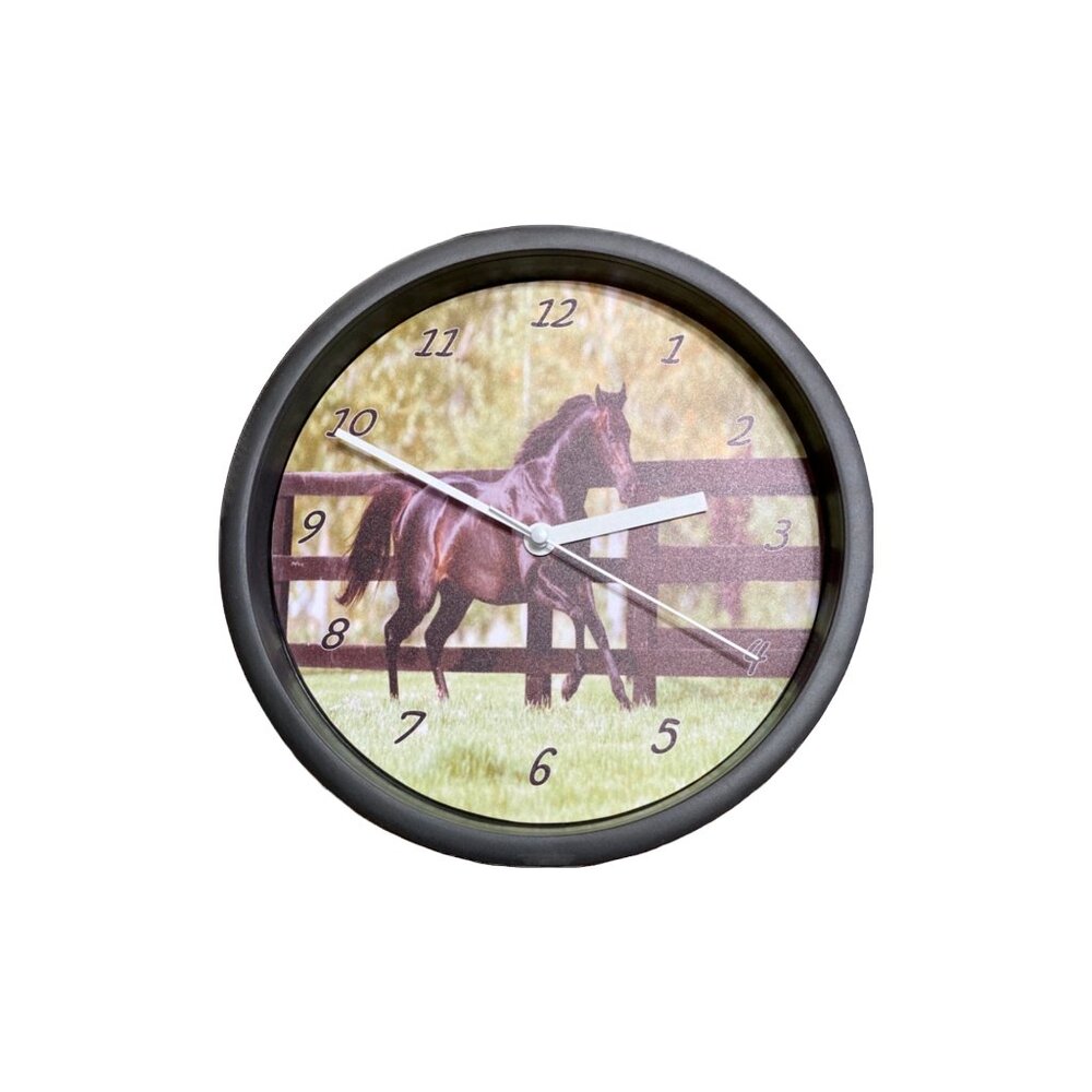 Horse 9" Wall Clock